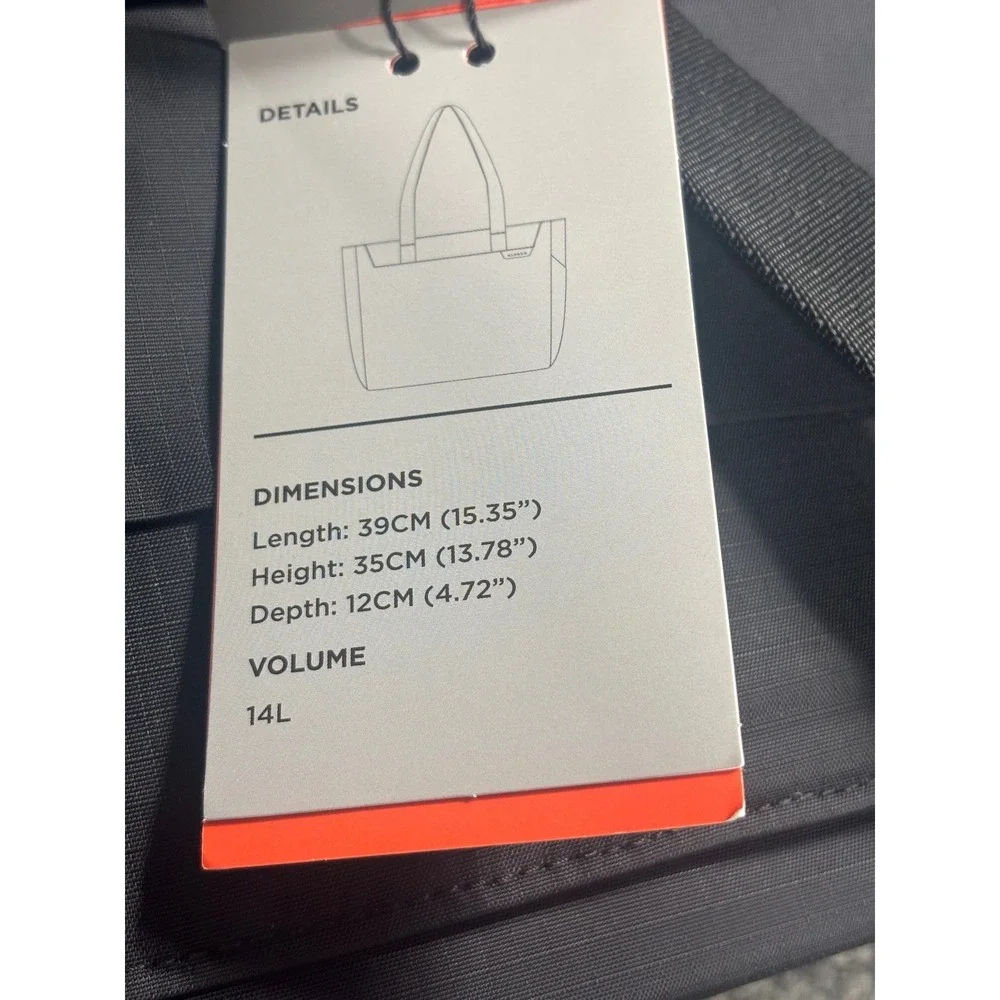 ALPAKA NEW‎ Metro Tote Black Axoflux 210D 14L Laptop Bag /Weatherproof